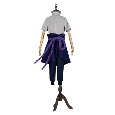 Customized Sasuku for Men's Adult Cosplay Costume Suits Sets Linen Material Anime Performance Costume