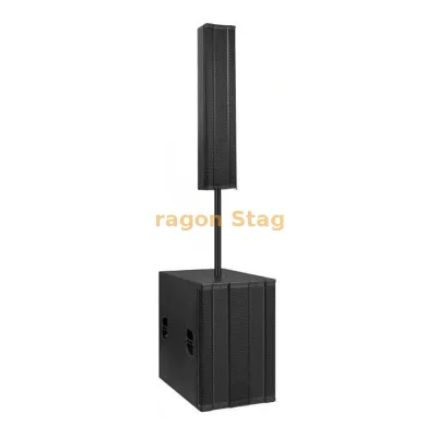 Dragonstage LC Column Array Speaker System | Premium Passive 1600W Surround Sound Speaker for Music Players