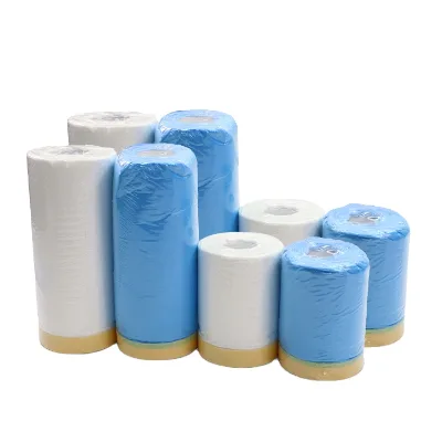 AE 21.6 in X 82 Ft, 43.3 in X 82 Ft,59 in X 82 ft Masking Film Paper Taped Car Cover for Car Painting