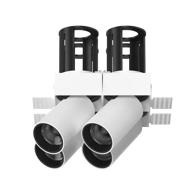 Commercial Lighting 28W 48W 80W 360 Angle Adjustable Stretchable Rotatable Recessed Mounted Downlight Anti Glare Led Spot Light