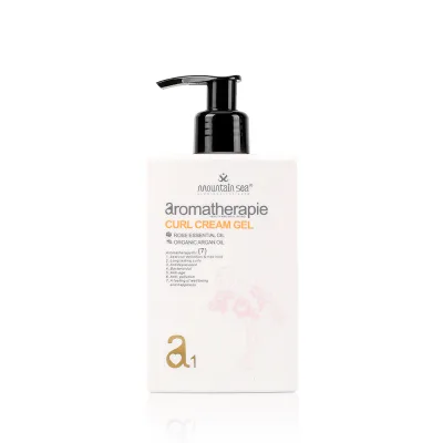 Wholesale Natural Organic Argan Oil Rose Oil Anti Frizz Curl Cream Gel for Women All Curl Hair Type