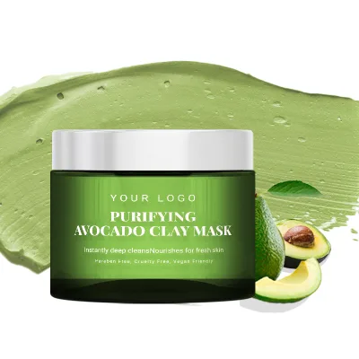 15 Minutes Soften Hydrated Skin Hydrating Face Mask Skin Care Supple Replenished Nourished Avocado Face Mask