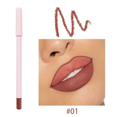 Velvet Matte Cream Lip Liner Pencil Silky Application Vegan Lip Liner Pencil Low MOQ 100 Units