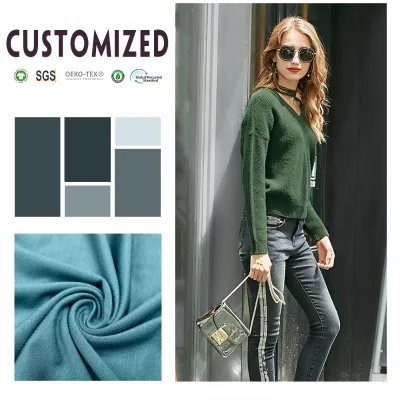 Oem&odmEcovero Knitted 95% Viscose 5% Spandex Viscose Jersey Fabric for Underwear