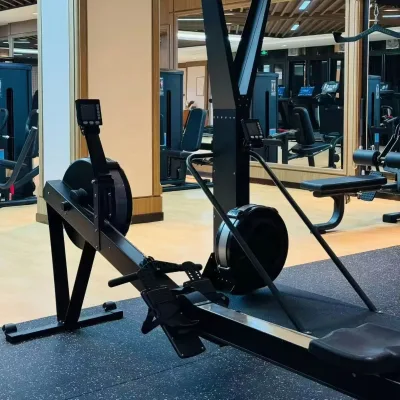 Commercial Heavy-Duty Steel Seated Indoor Rowing Machine for Home & Gym Use