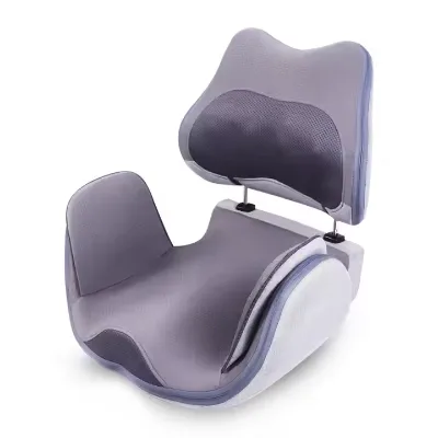 Multifunction Home Chair Seat Back Massage Cushion with Heat Remote Control Application for Body Comfort