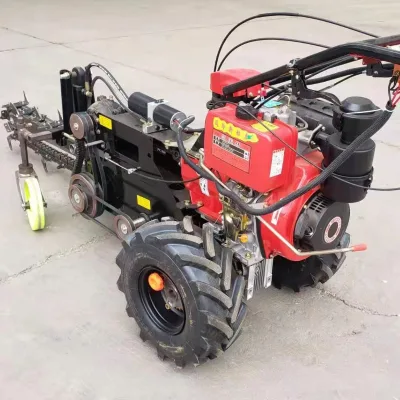 Small Hand-held Chain Trencher Trench Depth of 1 Meter | Support Customization