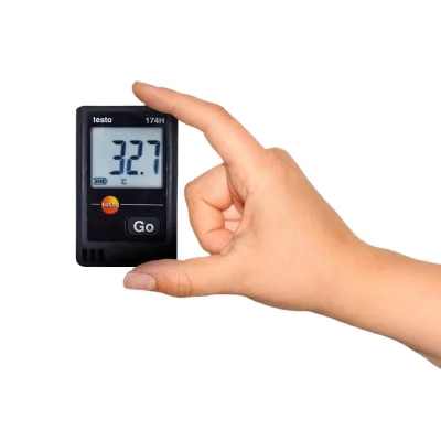 0572 6560 Testo 174 H - Temperature and Humidity Mini Data Logger with Long Life Humidity Sensor for Reliable