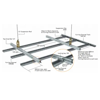 Modern Aluminum Alloy Ceiling Profiles for Hotel Suspended Ceilings Water & Fire Resistant Durable