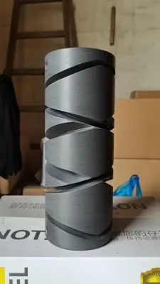 Longteng Aluminum Grooved Drum Auto Cone Winder Spare Part for Textile Yarn Winding Machine Weaving Machinery & Loom