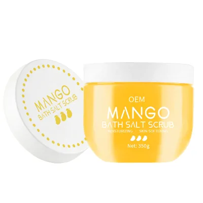 Customized Deeply Cleansing Moisturizing Mango Bath Scrub Salicylic Acid Chemical for Gently Exfoliating Soft Skin Natural
