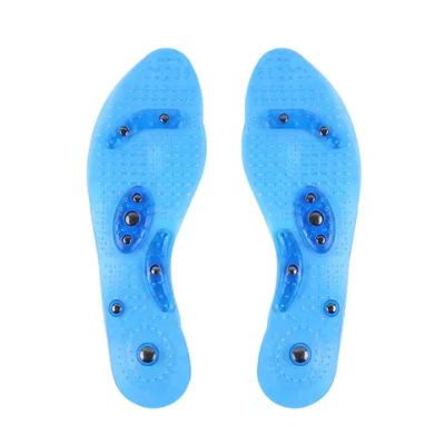 Hot Sale Washable and Cuttable Foot Therapy Pain Relief Acupressure Massage Gel Magnetic Acupuncture Insoles