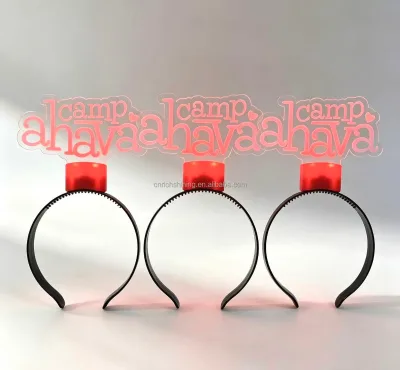 Richshining LED Glowing Headbands  for Bridal Shower & Halloween Photo Props Bachelor Party Supplies