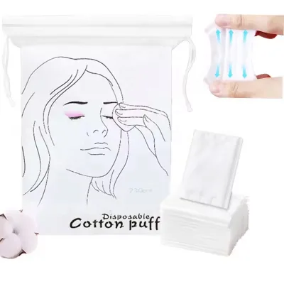 Premium 3-Layer Cosmetic Pads Hypoallergenic Lint-Free Cotton Pad Reusable Gentle Makeup Remover Pads for Sensitive Areas