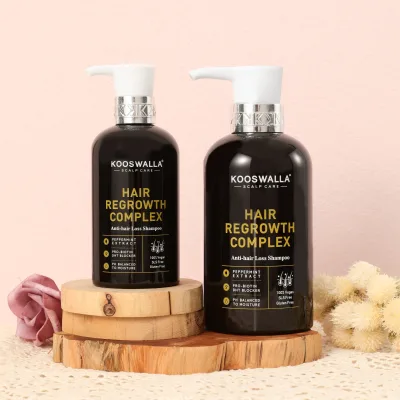 OEM Serum Hair Growth Stimulate Hair Follicles Set Organic Gel Shampoo Conditioner Hair-Loss Prevention Feature Customizable!