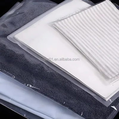 Clear Printed Plastic Package Opp Header Bag High Quality Opp Package Bag Self Adhesive Cloth Bags With Custom Printed Logo