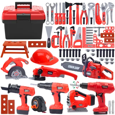 Toddler Suitcase Screwdriver Toys Other Pretend Play Preschool Boys Plastic Engineer Real Super Kids Comentry Tools Box Set Toys