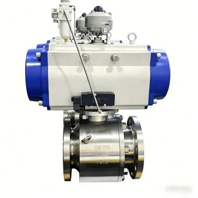 Factory Direct Manual F316 Stainless Steel Ball Valve DN150 PN25 Flanged End General Gas Application