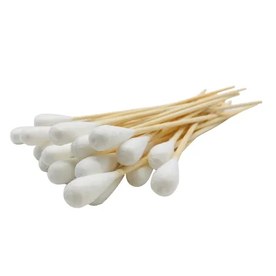 Factory Wholesale Double Head Wooden Stick Medical Cotton Swabs Disposable Lint Free Cotton Buds for Hospital Clinic NursingHome
