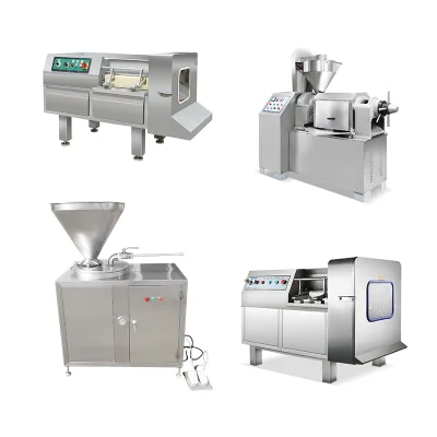 Pneumatic Quantitative Sausage Stuffer, Hot Dog Ham Sausage Making Machine, Automatic Sausage Tying Machine