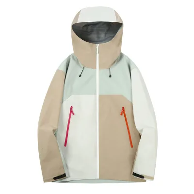 Autumn Outdoor Hooded Jacket Stand Collar High-End Hardshell Customizable Lightweight Fitness Zip Casual Windbreaker Polyester