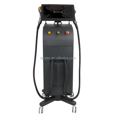 2 Handles Hot Sale 3 Wavelengths 808nm 755nm 1064nm Permanent Painless Hair Removal Machine Multi Languages Customized