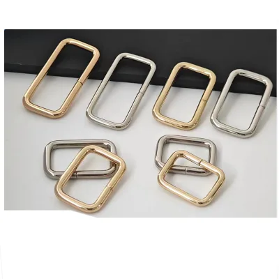 Wholesale Square Word Buckle Iron Wire Thickened Fixed Shoulder Strap Webbing Adjustment Buckle Bag Luggage Hardware Accessories