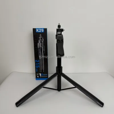 Adjustable Height Selfie Stick Tripod Stand with Remote for Sports