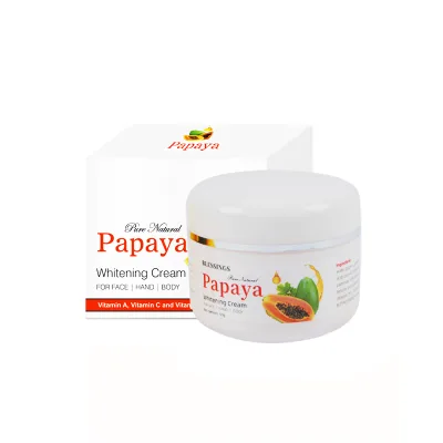 Private Label Organic Refreshing Skin Care Product Repairing Moisturizing Whitening Papaya Face Cream With Factory Price