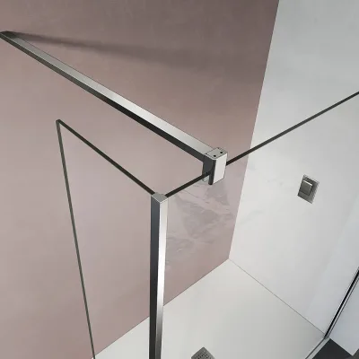 Hot Sale Stainless Steel Shower Glass Panel Fixing Rod Shower Fixed Connect Support Bar