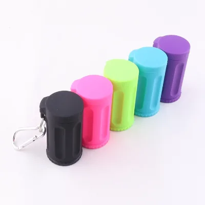 Hot Sale Various Color Plastic Round Portable Pocket Ashtray