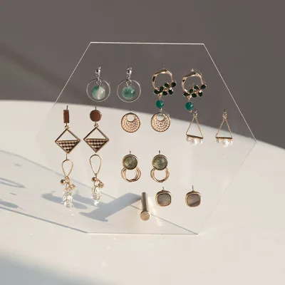 Custom Size & Logo Transparent Clear Acrylic Earring Display Net
