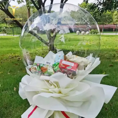 Balloon Cup Stick Quick Fill Water Transparent Bubble Foil Balloons