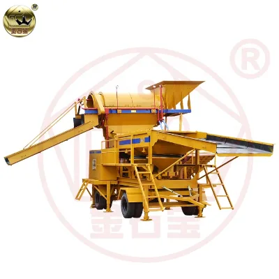 Diamond Washing Equipment Mobile Type Trommel Machine Gold and Diamond Mining Machine