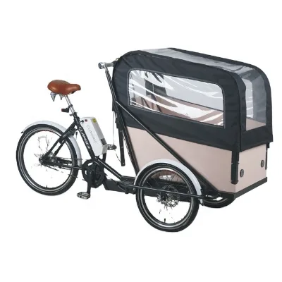 High Quality European Warehouse Nexus 7 Speeds Mid Motor Cargo Bike Electric Adult Tricycle