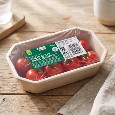 Supermarket Marketing Use Disposable Compostable Sugarcane Bagasse Meat Tray with Fim Coating