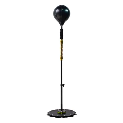 Adjustable Height Freestanding Boxing Speed Ball Punching Reflex Bag, Spring Rebound Boxing Trainer for Home Fitness Stress