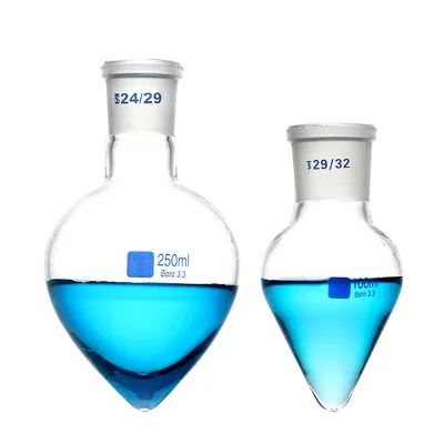 Pear Shape Flask Standard Ground Mouth Reaction Flask