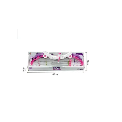 Pink Color Bow & Arrow Kids Sound Light Bow Sports Toys