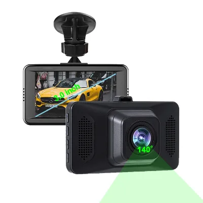 Highly Competitive 4K UHD Night Vision 3" Inch 120° Lens Screen Dash Camera Support Parking Monitor G-sensor Support 128G Card