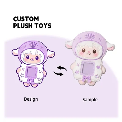 Kawaii Plushie Manufacturer Custom Plush Toys From Design Plush Custom Photo Card Holder