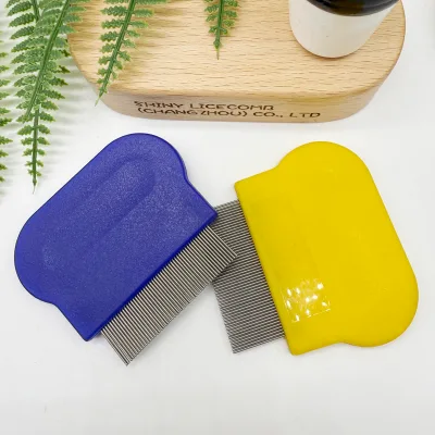 High Quality Does Not Damage the Scalp No Rust Head Lice Comb for Removal of Lice Eggs for Dogs Flea Comb