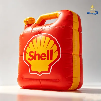 Giant Outdoor Display Inflatable Engine Oil Pot  Custom Inflatable  Gasoline Oilcan Exhibition Advertising Inflatable Model