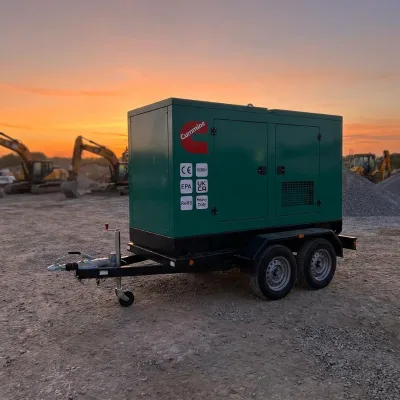 By Cummins UK Perkins Engine Electric Generator 50kva 80kva 100kva 125kva 150kva 200kva Genset 50kw 100kw 200kw Diesel Generator