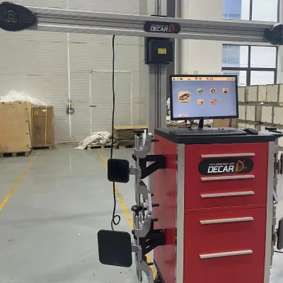 DECAR H3DIV High-end 3D Wheel Aligner with New Cabinet and 5MP Camera and Mini-black Target