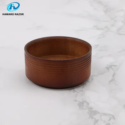 Barber Shaving Tool Mug Cup Wooden Shaving Bowl Shaving Soap Wooden Bowl