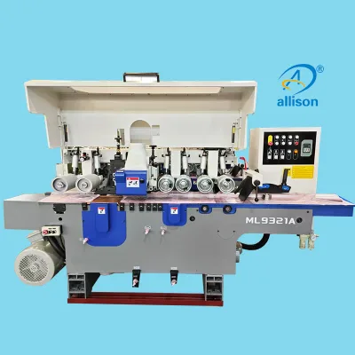High Efficiency Mini 4 Side Moulder Wood Planner Wood Stick Molding Machine/Wooden Broom Making Machine