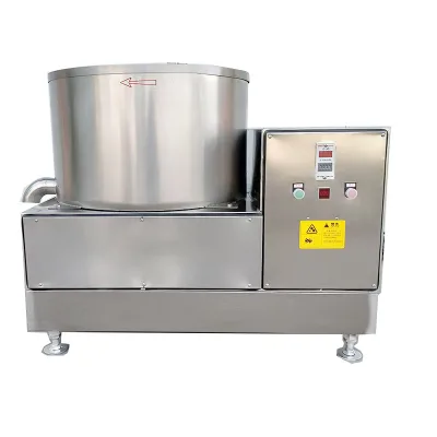 CE Certified High-Efficiency Centrifugal Dehydrator for French Fry Production Line New Condition for Fruit Vegetables Nuts