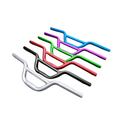 Customized 25.4mm BMX Bike Handlebar Aluminum Alloy Bike Parts Colorful Fixed Gear Bike Handle Bar Tube Bicycle Parts