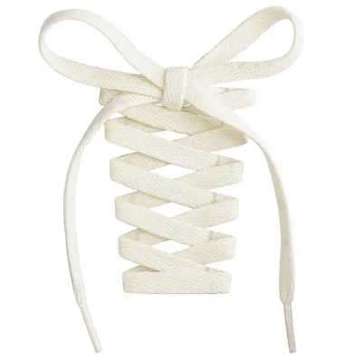 Handshop 100% Polyester Flat Shoelaces 5/16"-20 Colors in 36"-72" Length for Sneakers
